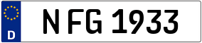 Truck License Plate